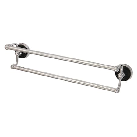 Kingston Brass BA91318C 18-Inch Dual Towel Bar, Polished Chrome BA91318C